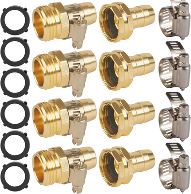#ad 4 Set Garden Hose Repair Kit 3 4quot; and 5 8quot; Garden Hose Repair Connector Male amp; $11.34