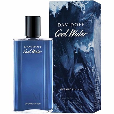 Cool Water Oceanic Edition by Davidoff 4.2oz EDT for Men NEW SEALED BOX