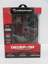 Stealth Cam Decepter Cellular Trail Cam 40MP 80ft Range No Glo Verizon & AT&T M2