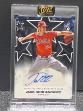 2025 Topps Baseball Stars Jack Kochanowicz Rookie Autograph Black /10 Angels