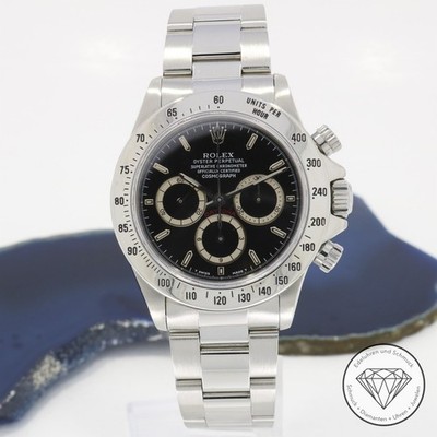 Rolex Daytona Stahl 40mm Zenith Inverted 6 Chronograph Uhr 16520 xxyy