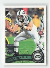2011 Topps Football Nick Mangold #329 New York Jets