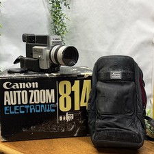    Vintage Canon Auto Zoom 814 Super 8 Camera f/1.4 Macro Lens 