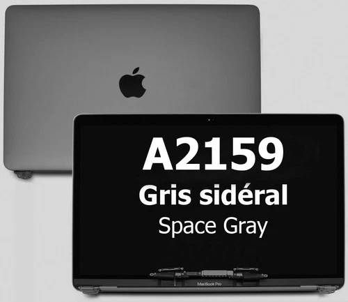 Ecran pour MacBook Pro A2159 Retina Assemblé Neuf GRIS SIDERAL