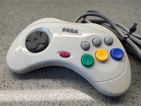 BOXED SEGA SATURN ELITE SAROO CONSOLE CLEAN W/ CONTROLLER POWER & AV CABLES