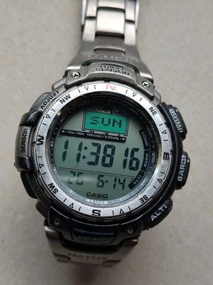 Die Uhr Casio PRG-40 PRO TREK TITANIUM (keine Orient, Seiko, Citizen) Defekt