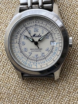 Sehr schöne Mido Multifort Automatic Herrenarmbanduhr Pulsometer