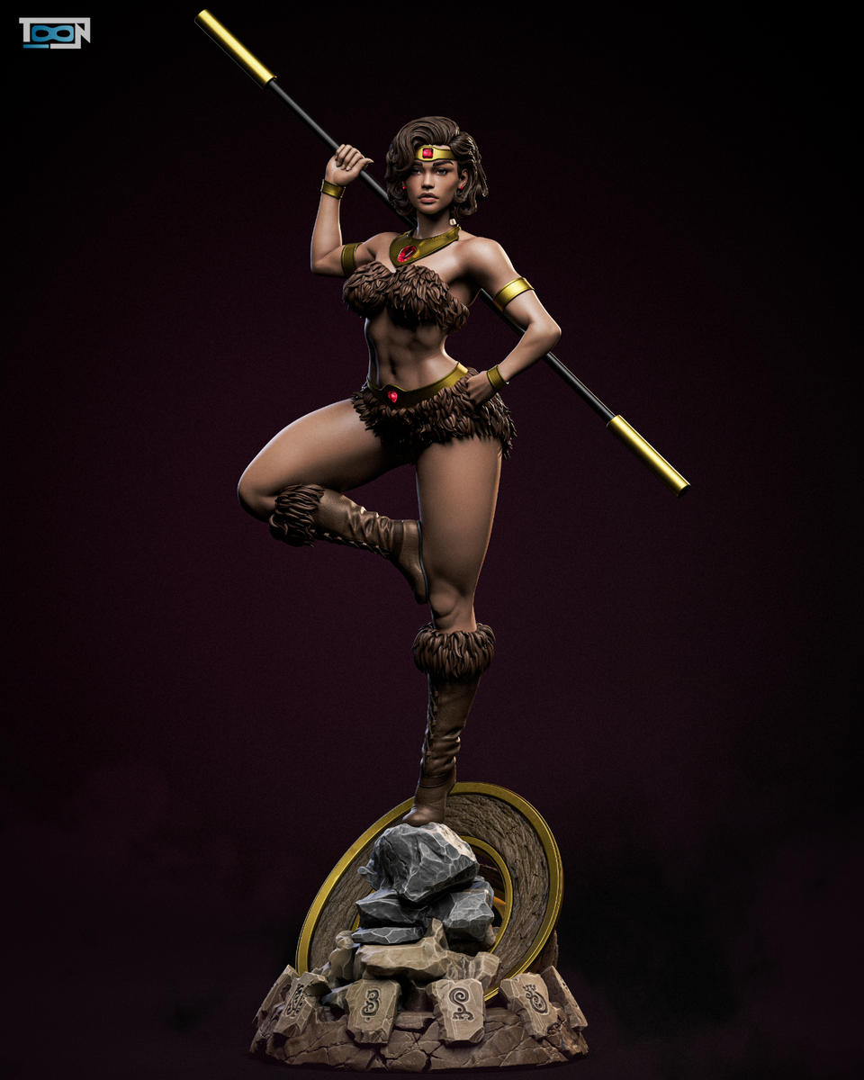 Princess Diana - DnD 1/6 or 1/8 Scale Statue 3D Print Model Kit