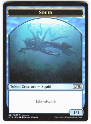 Squid Token T League Promos 1 NM