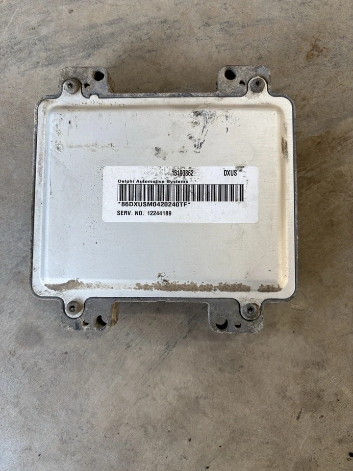 04 05 GMC CHEVROLET SILVERADO 2500HD 3500HD MOTOR 6.6 LLY ECU ECM 12244189 Foto 2 de 2