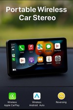 Hieha 2025 Upgraded Wireless Carplay Screen for Car With Backup Camera