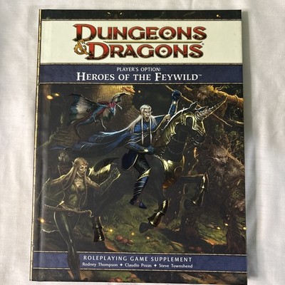 Dungeons and Dragons Player's Option: Heroes of the Feywild RPG Hardcover Book