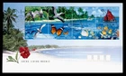 DR WHO 1999 AUSTRALIA COCOS KEELING ISLANDS FDC WILDLIFE BLOCK BUTTERFLY R79957