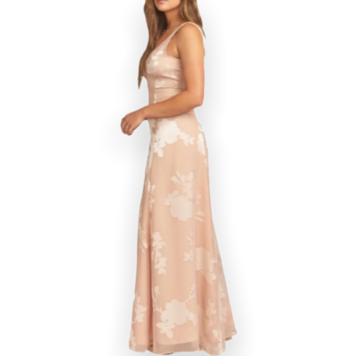 jenn maxi dress mumu Jenn Maxi Dress, in Merlot Chiffon, Size: Xs