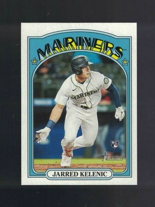 2021 TOPPS HERITAGE HIGH NUMBER SP ACTION VARIATION RC JARRED KELENIC