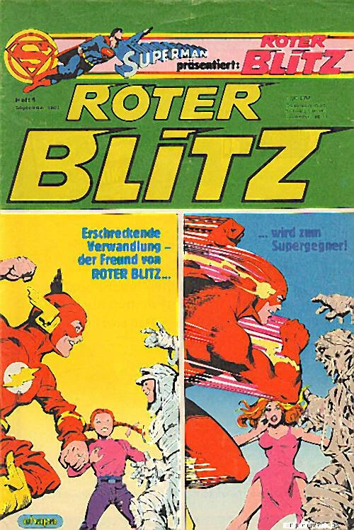 Roter Blitz Nr 9 Ehapa Verlag 1982 DC Flash - Bild 1 von 1
