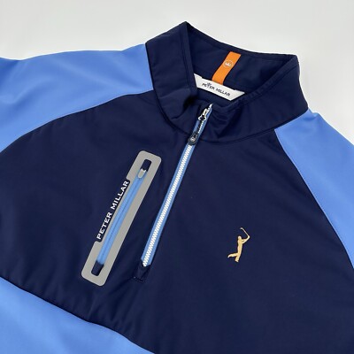 Peter Millar Jacket Mens 2XL The PLAYERS Championship Hyperlight Hybrid 1/4 Zip