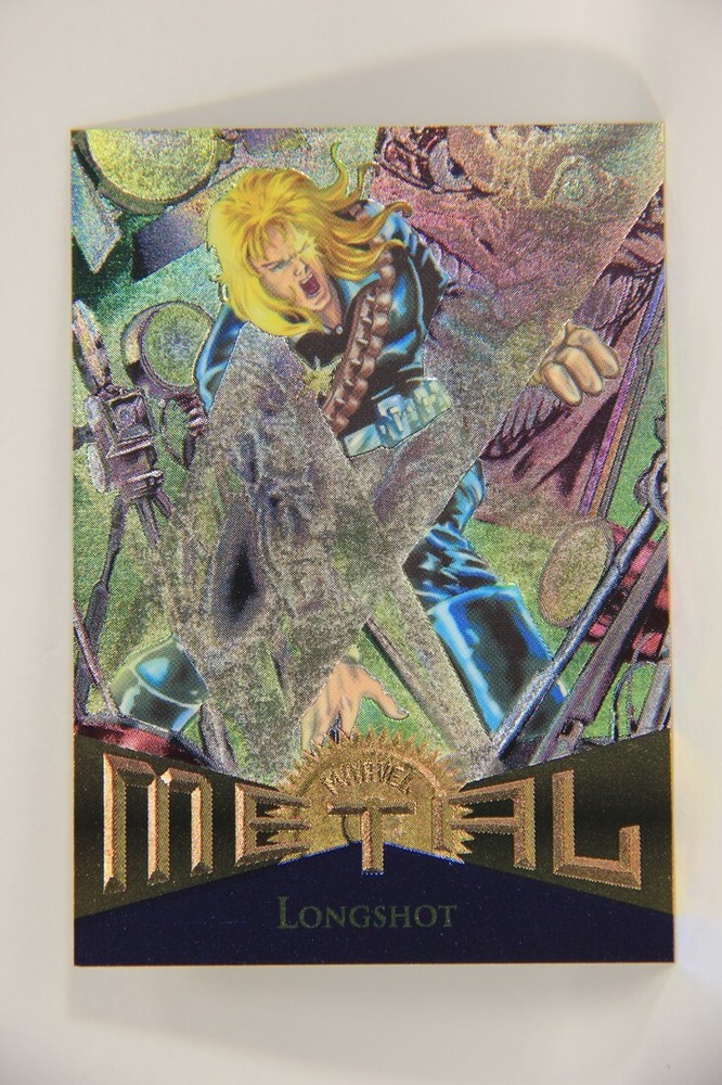 Marvel Metal 1995 Trading Card #102 Longshot ENG Fleer L003737