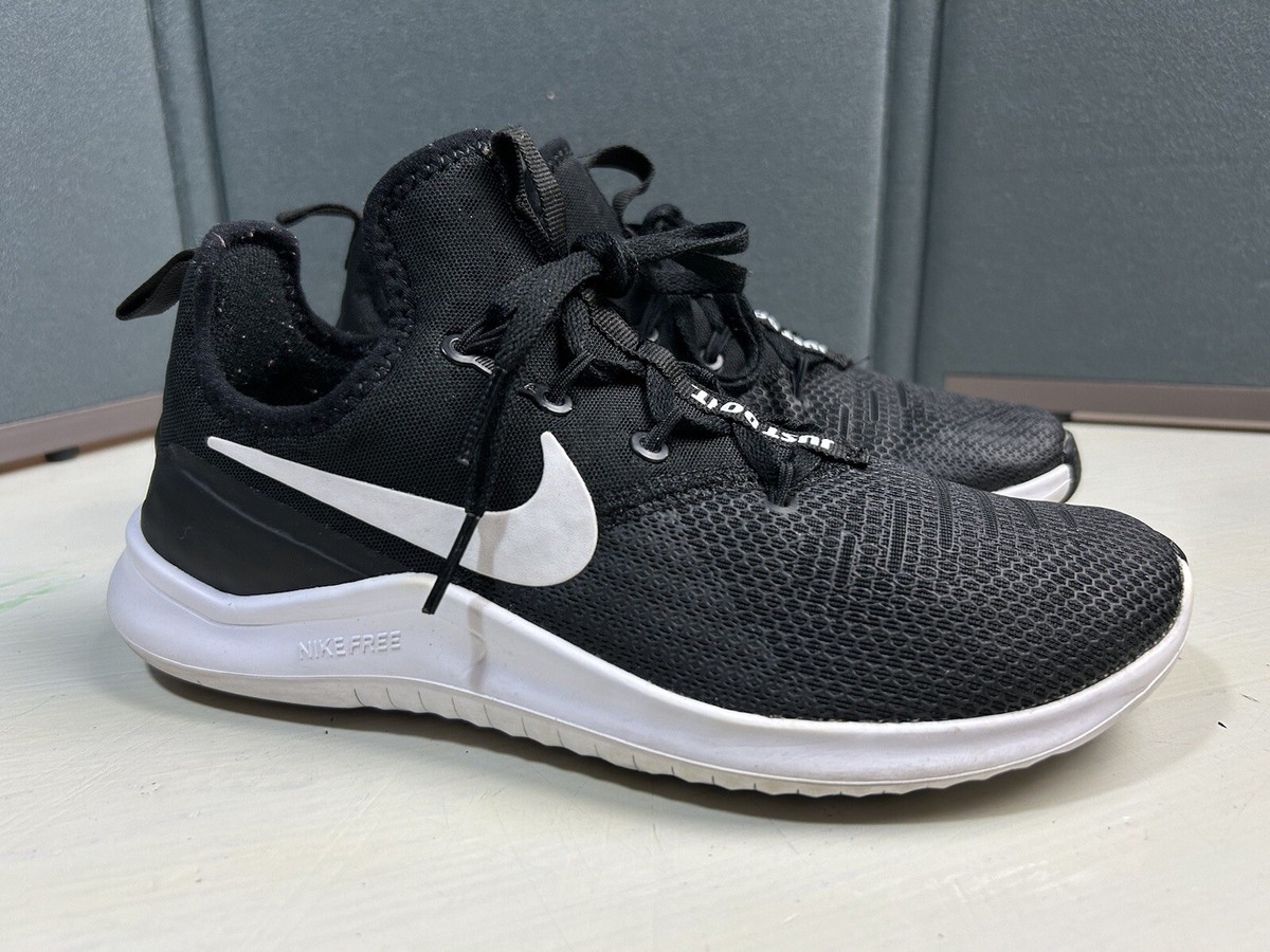Nike Women Size Free Trainer 942888-001 Black Running Shoes
