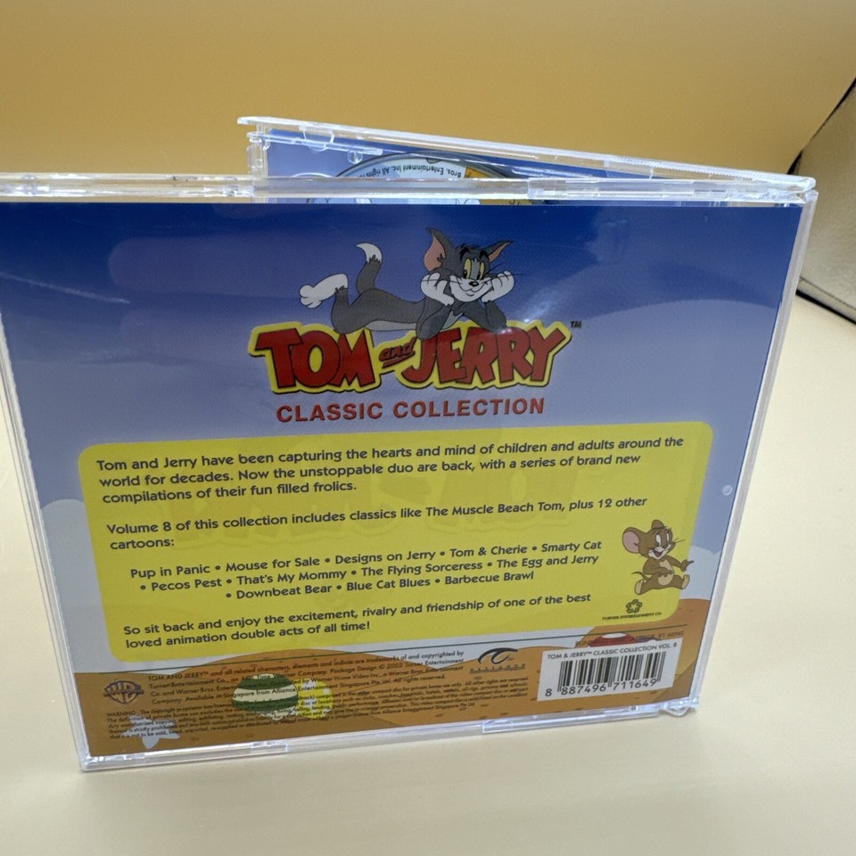 Tom And Jerry Classic Collection VIDEO CD VCD - Volume 8 - Rare- 2 ...