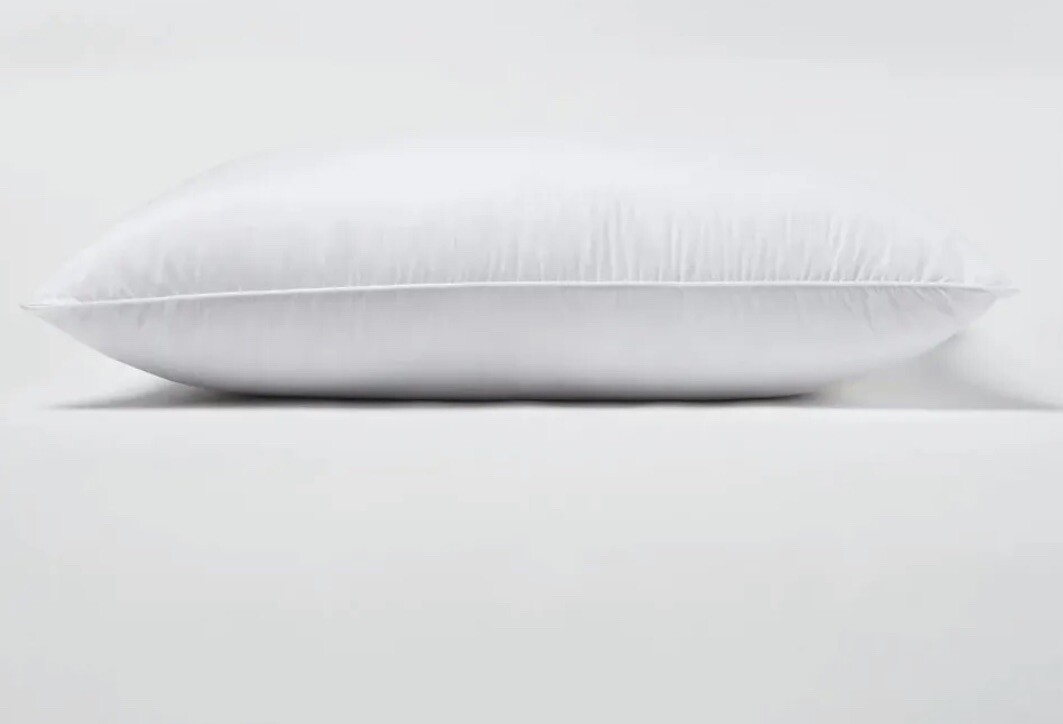 Quince Premium Down Alternative Pillow King size firm density