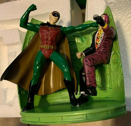Batman Forever Robin vs Two Face Statue Ceramic Figure #d to 5000 NEW SEALED - Picture 4 of 6