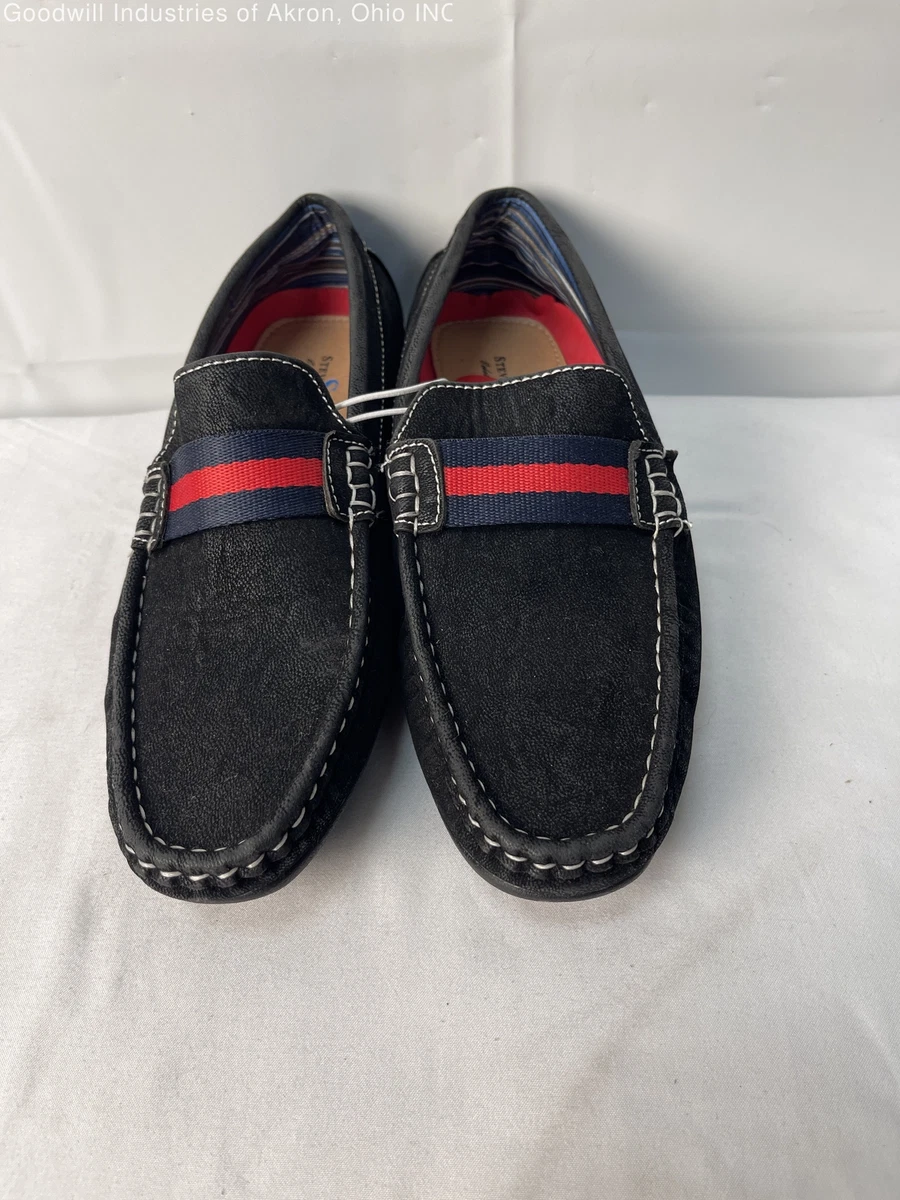 Steve Harvey Black and Gray Men\'s Loafers STEVE HARVEY CELEBRITY EDITION SLATE BLACK DRESS /LOAFERS  main image 4