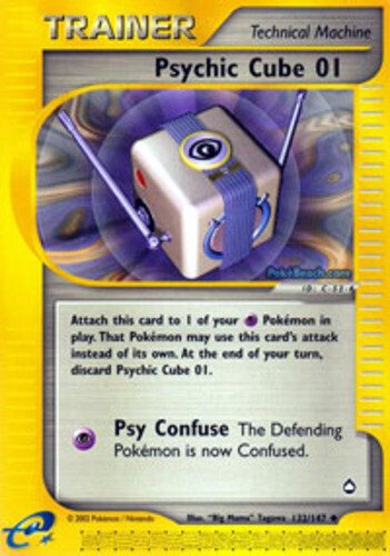 Pokemon - Psychic Cube 01 - 132/147 - Uncommon - Aquapolis - NM