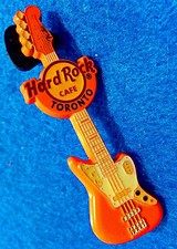 TORONTO CANADA ORANGE SPRAYED FENDER METAL GUITAR SERIES 2013 Hard Rock Cafe PIN