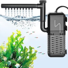 600L/H Internal Fish Tank Filters with Aeration Rainfall Aquarium Filter