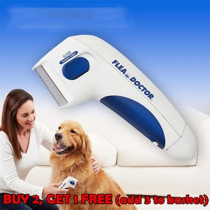 electronic flea and tick comb