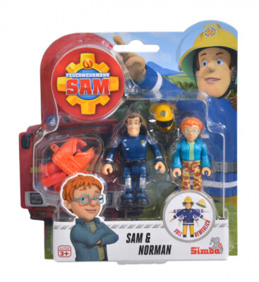 Simba 109251043 Sam il Pompiere Figure Doppelpack III, Sam