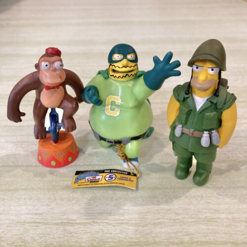 The Simpsons Figures Toys Comic Book Guy The Collector Mr Teeny Monkey Army Abe