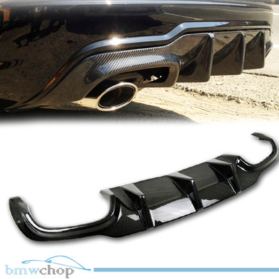 Fits Mercedes Benz W204 C-Class LCI Sport Rear Bumper Diffuser C300 Carbon