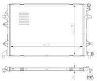 KüHler, MotorküHlung Nrf 550089 FüR Vw Beetle Cc Jetta Iv