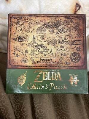 The Legend Of Zelda USAopoly Collectors Edition Puzzle Hyrule Map 550 Pieces NEW