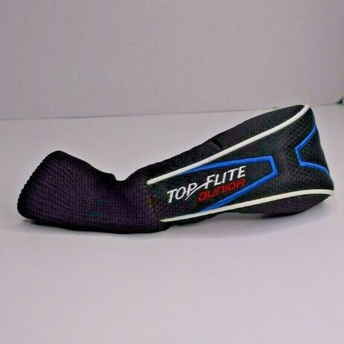 Hybrid Head Cover Top Flight Junior Black and Blue and White Trim