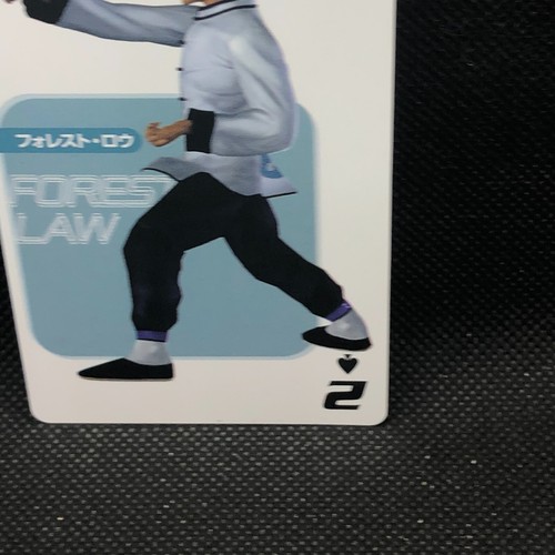 forest row Tekken 3 Playing Card Spade 2 Orico Limited Namco Japanese F/S - Picture 3 of 10
