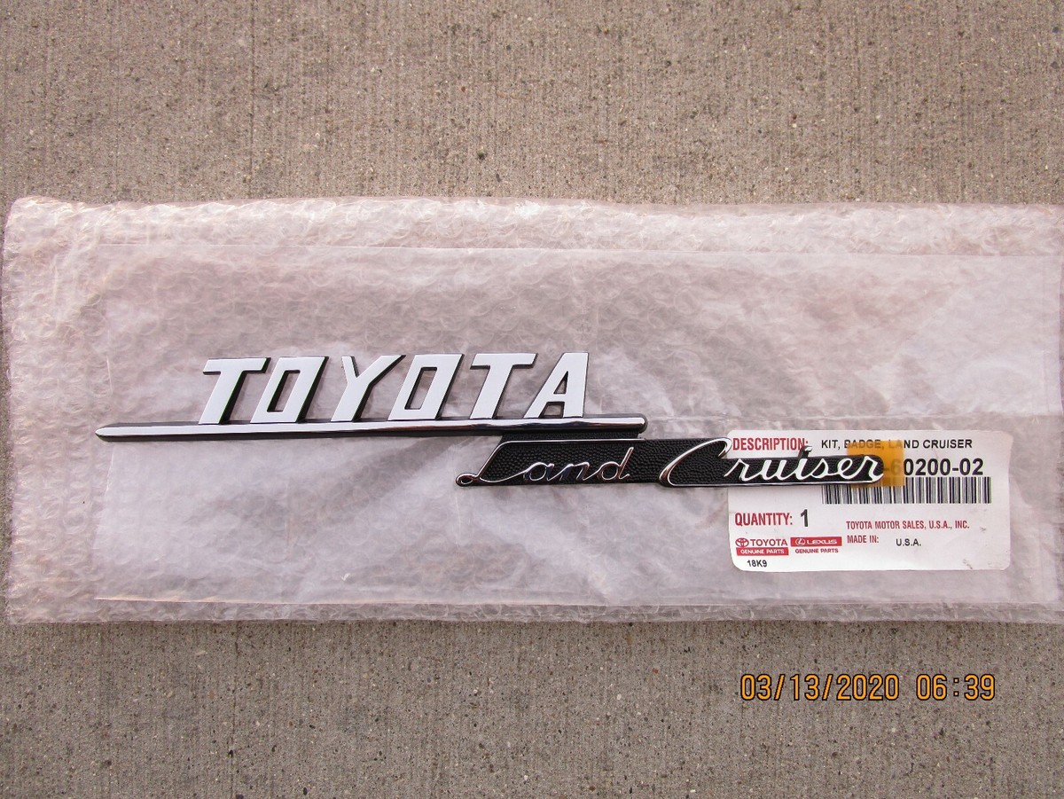   2020 ヘリテージプレート 2020 TOYOTA LAND CRUISER HERITAGE EDITION REAR LH SIDE PILLAR