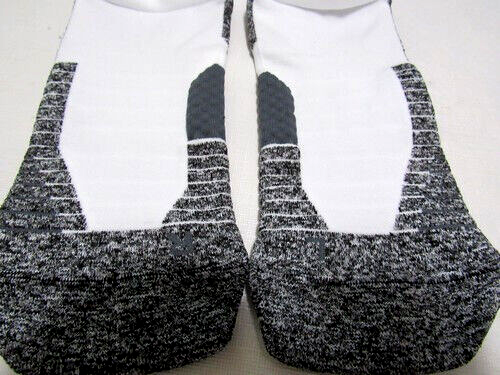 UNDER ARMOUR HERREN RUN CUSHION UNSICHTBARE LASCHE SOCKEN WEISS SCHUHE 8-12 ODER DAMEN 9-12 - Bild 3 von 4