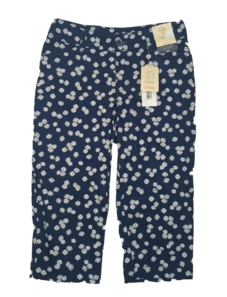 Брюки женские St. John's Bay хлопковые цветочные