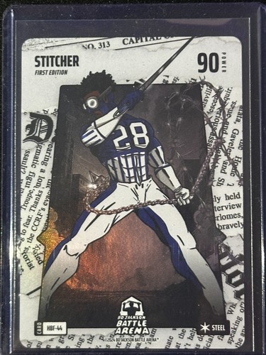 2024 Bo Jackson Battle Arena 1st Edition Stitcher Jonathan Taylor SP Headlines