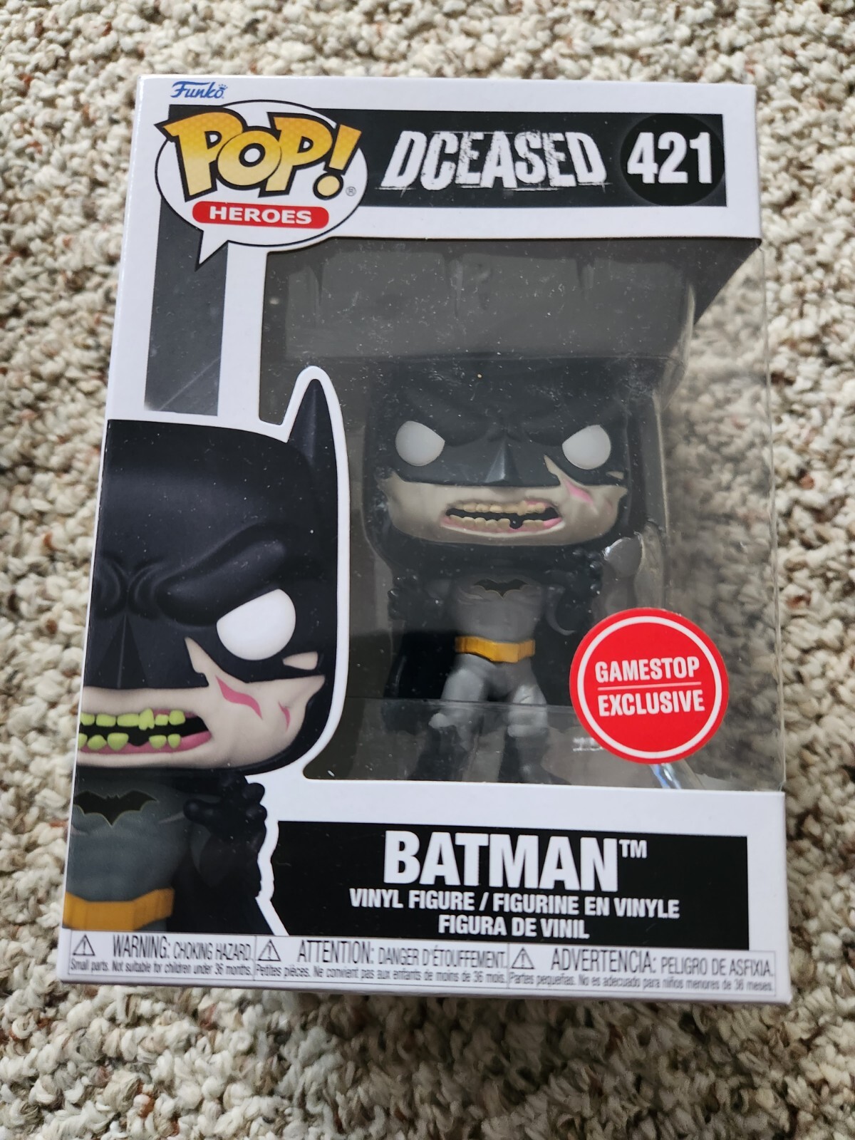 ¡Funko Pop! Heroes 421 Dceased Batman Gamestop Exclusivo