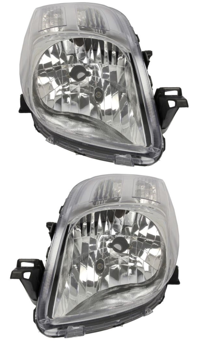 Phare avant H4 électrique pour Toyota Yaris XP90 kit de feux gauche et droit