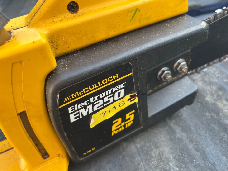 McCulloch Electramac 14" Chain Saw EM250-14 2.5 Peak HP | eBay