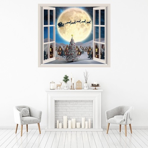 Christmas Village 3D Window Wall Sticker WS-57242 - Picture 2 of 12
