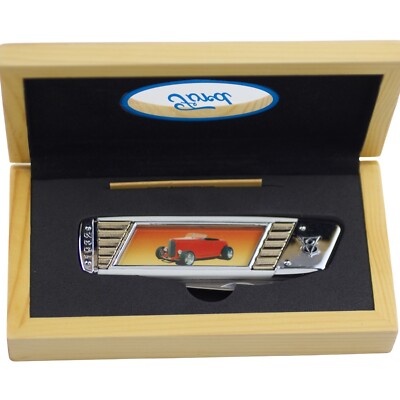 1932 Ford Street Rod Folder Pocket Knife Classic Car Collectible