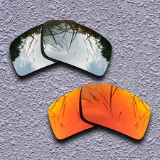 US Silver Fire Red Replacement Lenses For-Vonzipper Snark Polarized