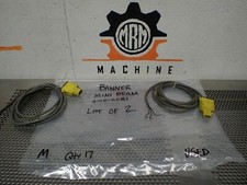Banner SM312CR1 Mini-Beam Sensor 10-30VDC Used With Warranty Lot of 2