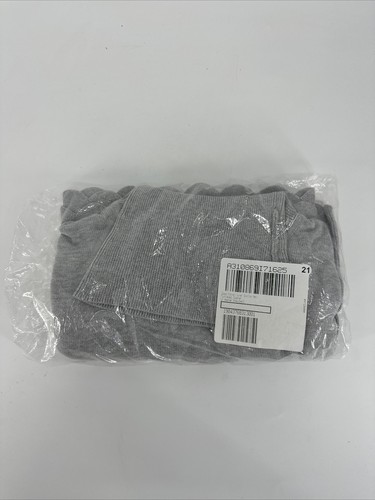 Isaac Mizrahi Women's Live! Scallop Hem Turtleneck Sweater Light Grey Size Small - Picture 3 of 6